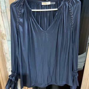 Ramy Brook-navy blue blouse